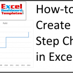 How-to Make a Step Chart in Excel