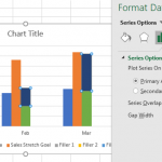 Stacked Chart and Change Gap Width